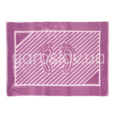 Mata do kąpieli frotte Bambus fioletowy 50x70 cm TM Yaroslav